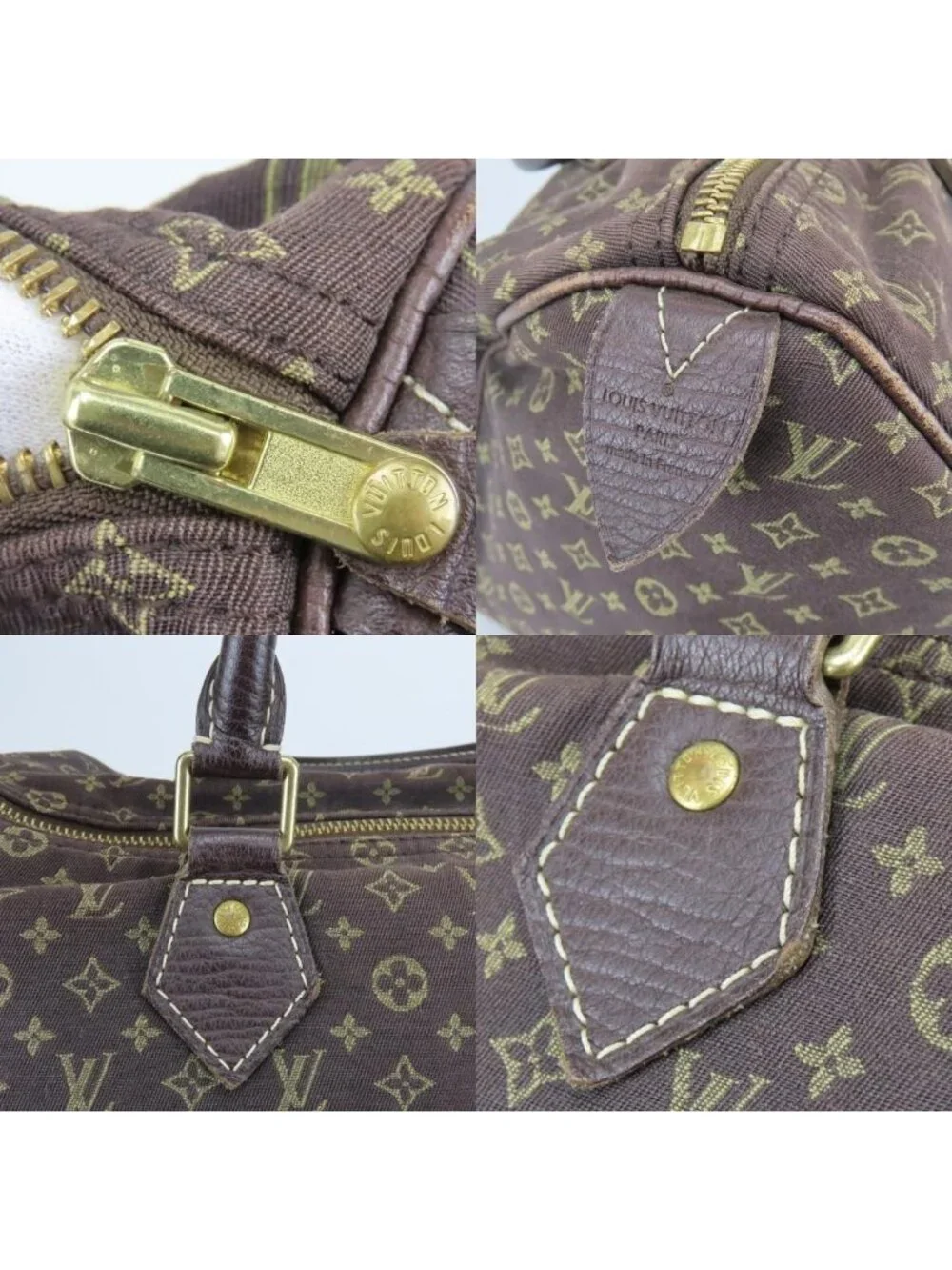 Louis Vuitton Handbag Speedy 30 Monogram Mini Ebene Female